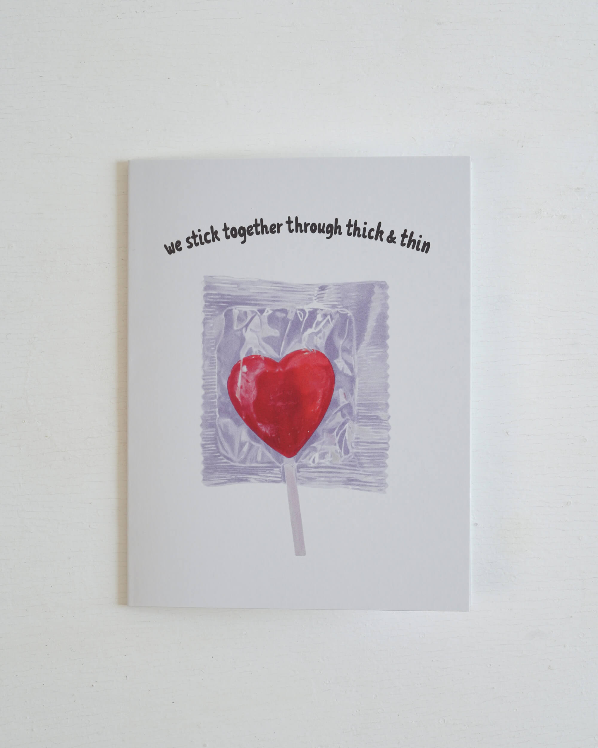 heart lollipop card