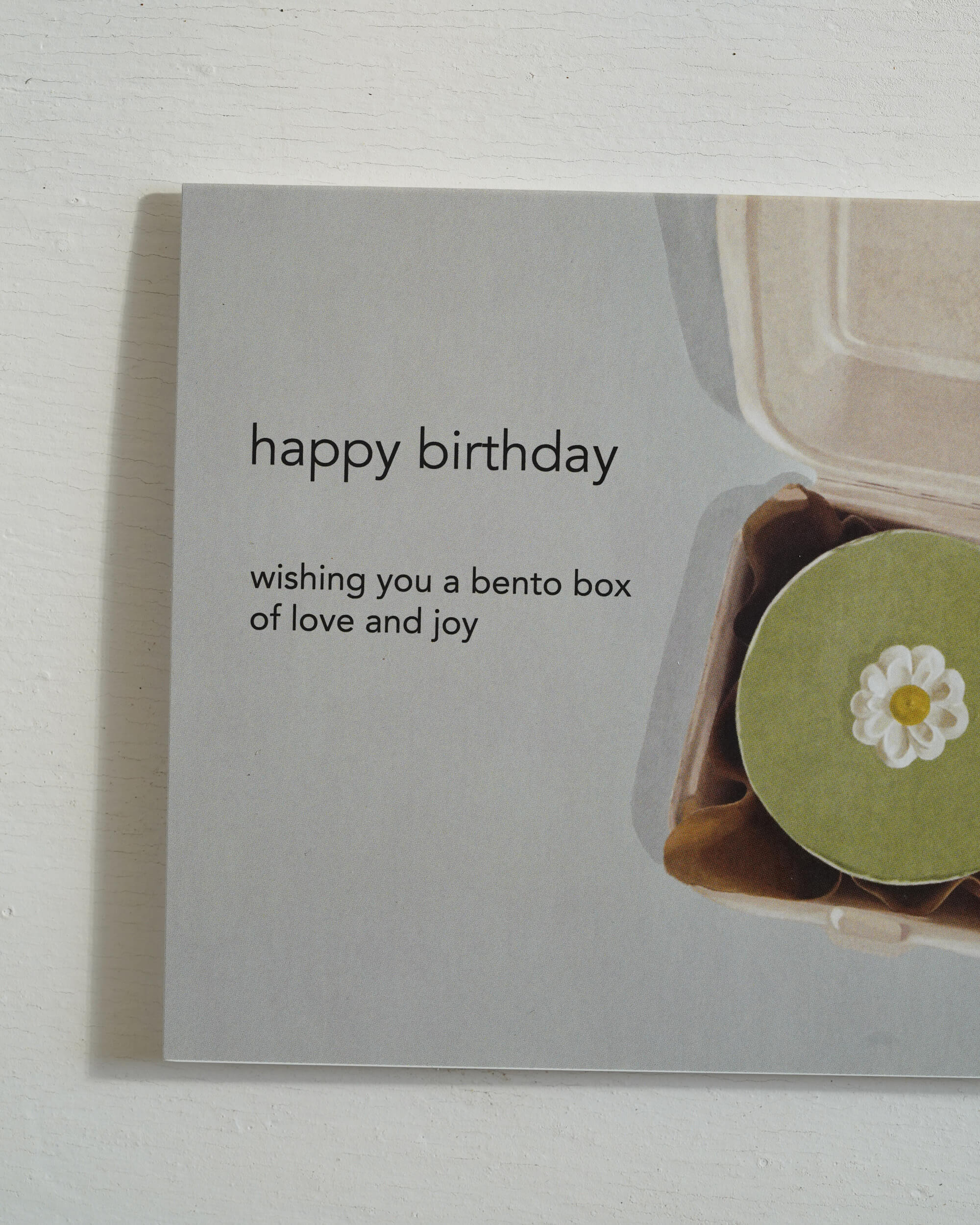 bento cake card