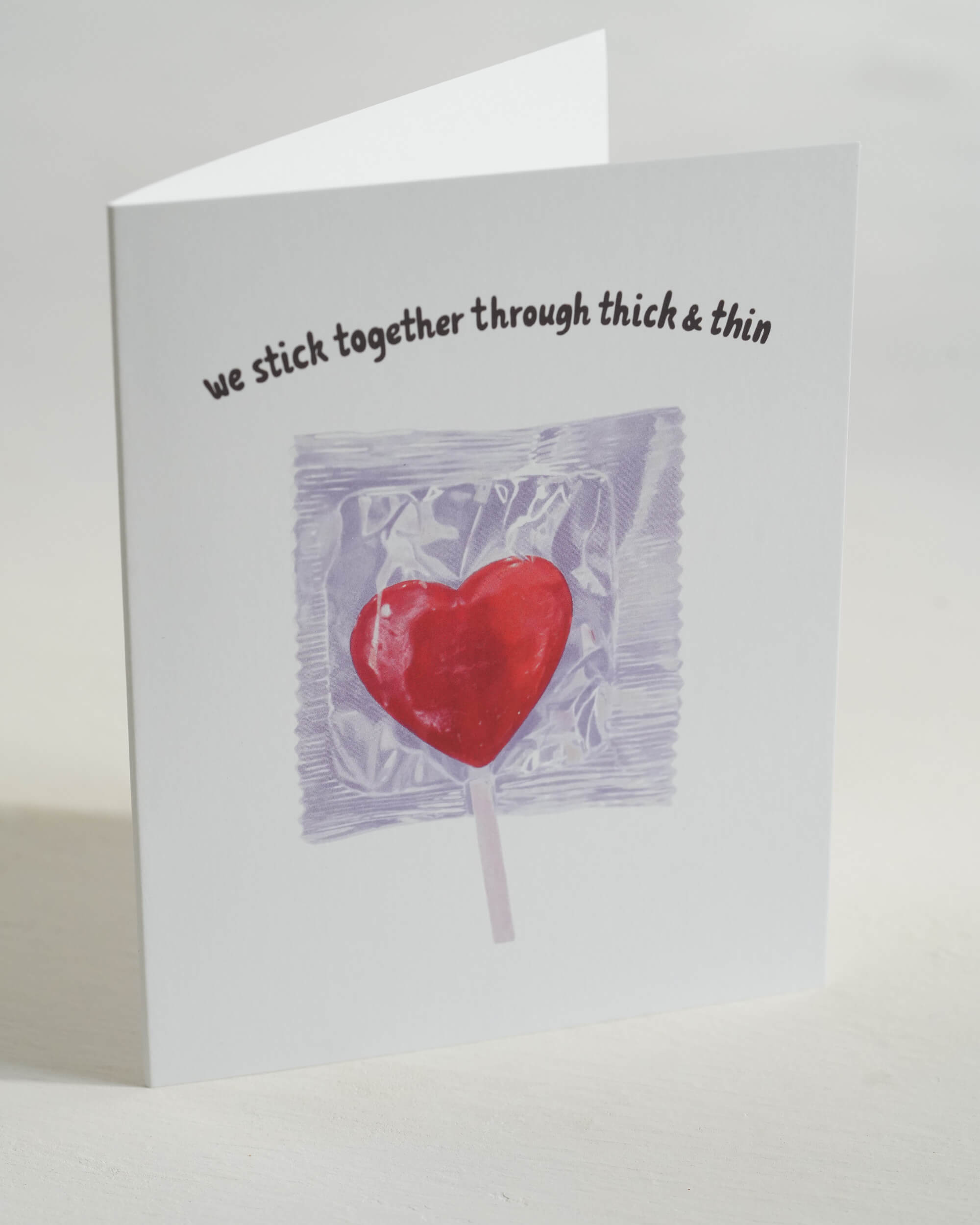 heart lollipop card